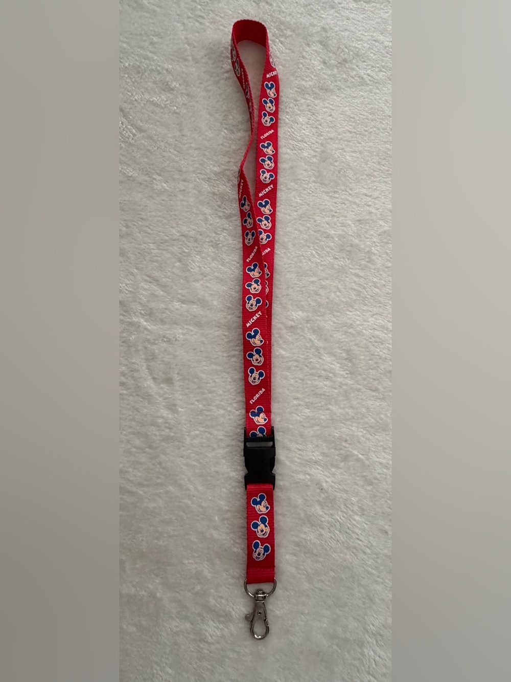 Disney Mickey Mouse Lanyard with Quick-Release Clip